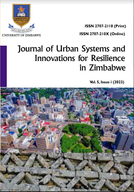 View Vol. 5 No. 1 (2023): Journal of Urban Systems and Innovations for Resilience in Zimbabwe