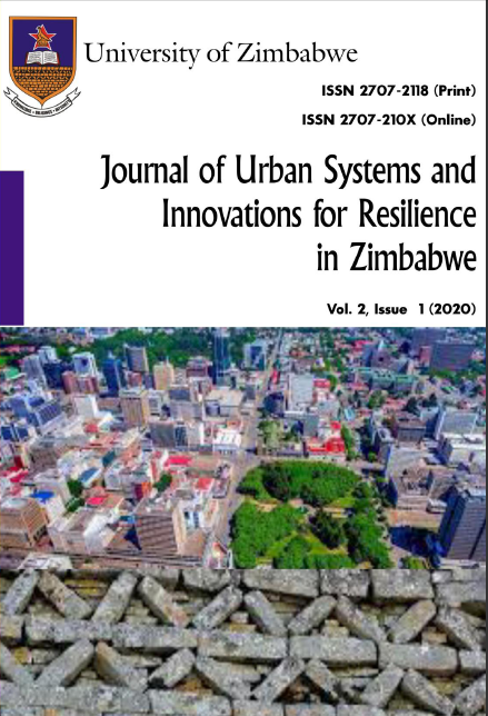 View Vol. 2 No. 2 (2020): Journal of Urban Systems and Innovations for Resilience in Zimbabwe